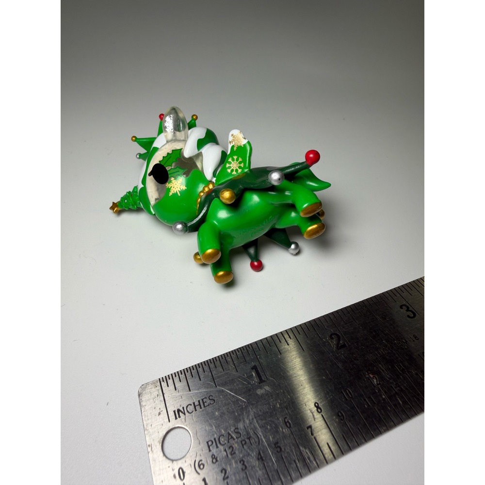 Tokidoki Unicorno Holiday Series Christmas Tree Vinyl Figure Green Gold Star